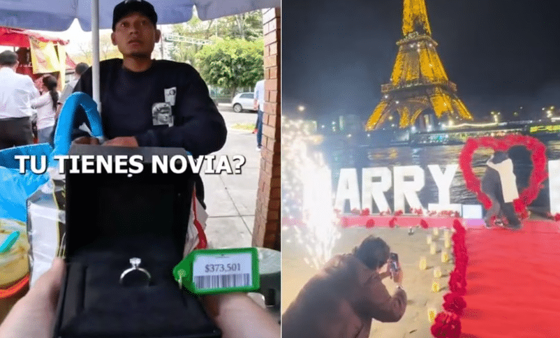 Influencer regala viaje a París a vendedor de tacos