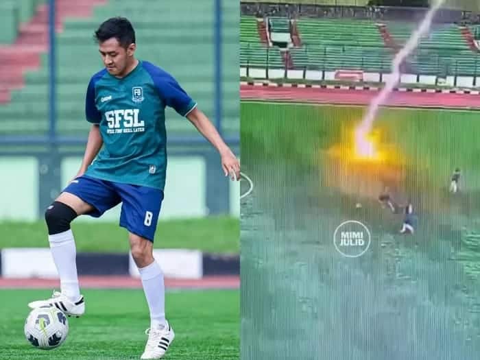 Rayo mata de manera instantánea a jugador en pleno partido de fútbol