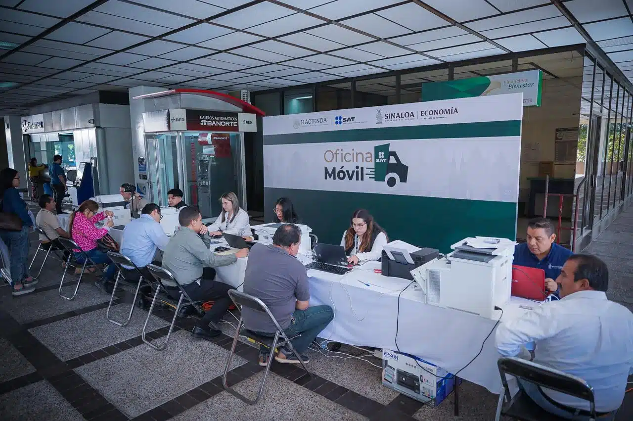 Oficina móvil del SAT se mantendrá en el Palacio de Gobierno en Culiacán
