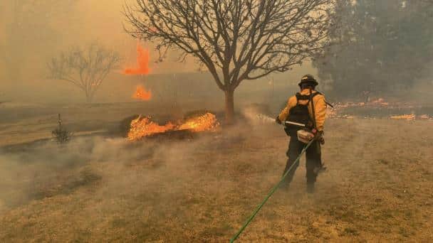 The Texas wildfire got out of control;  authorities investigate