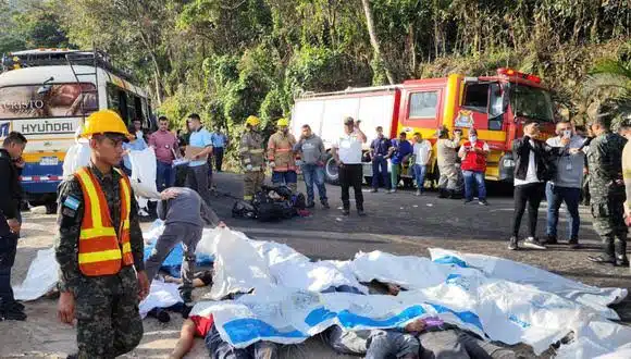 Se viralizan imágenes del accidente en Honduras que dejó 17 muertos