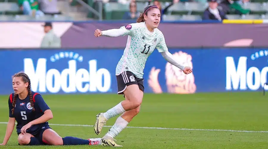 México aplastó 8-0 a República Dominicana en Copa Oro Femenil