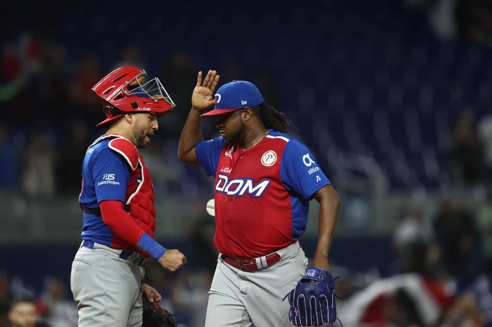 La batería dominicana, Webster Rivas el cátcher y el cerrador Jairo Asensio