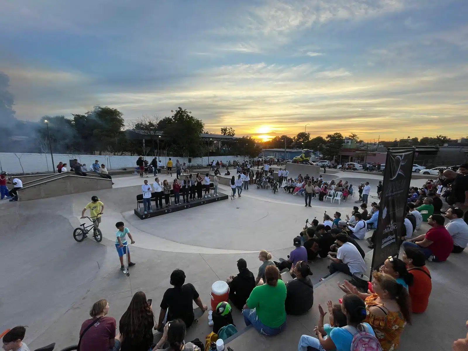 Inauguración del Skate Park en Mazatlán
