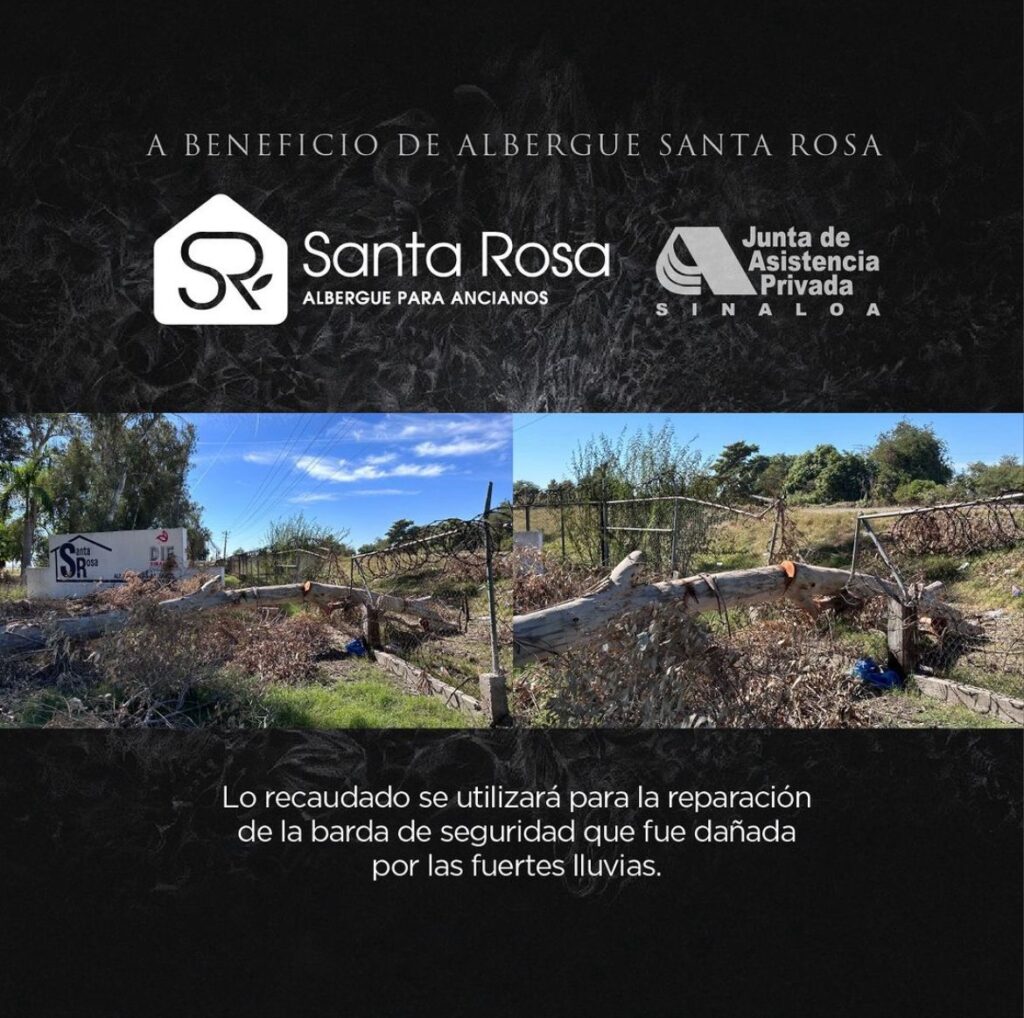 El evento es con causa para apoyar al albergue Santa Rosa el cual fue afectado por fuertes lluvias.