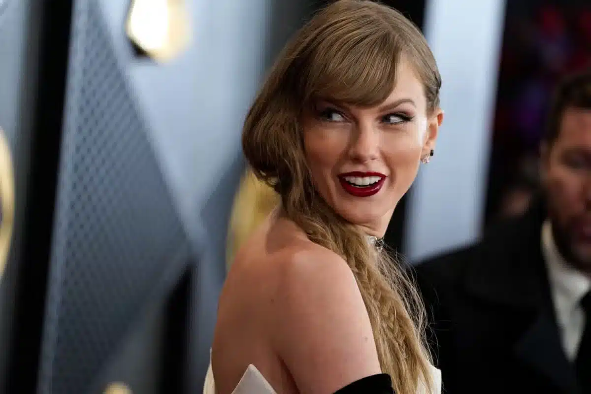 Taylor Swift en la entrega de premios Grammy