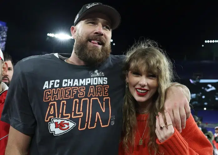 Así celebró Swift el paso de los Kansas City Chiefs al Super Bowl
