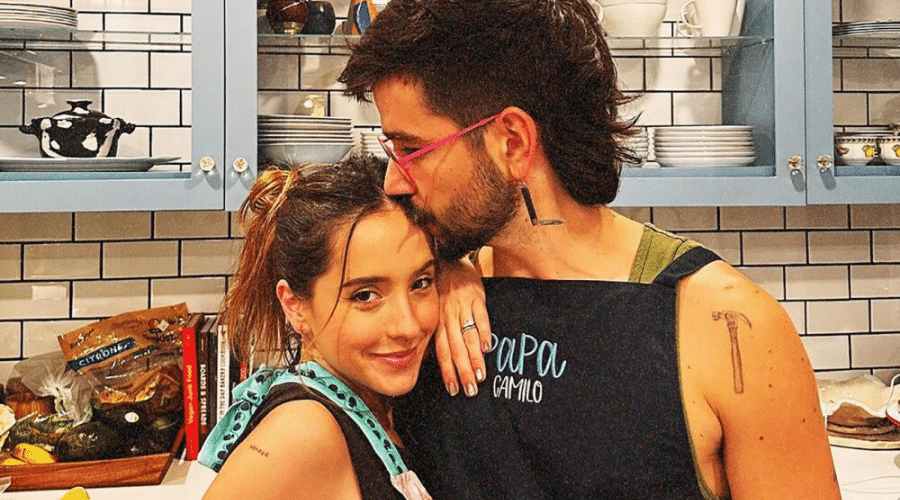 Camilo y Evaluna Montaner.