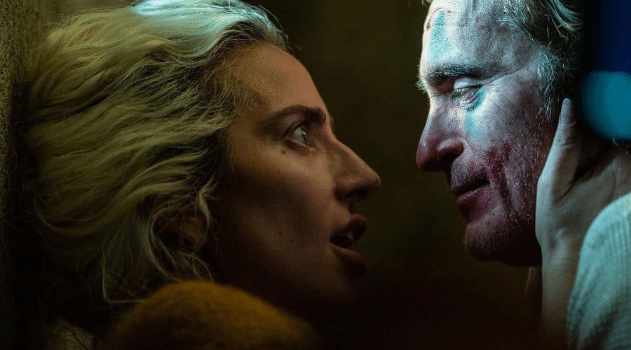 Joaquín Phoenix y Lady Gaga como Harley Quinn y The Joker.