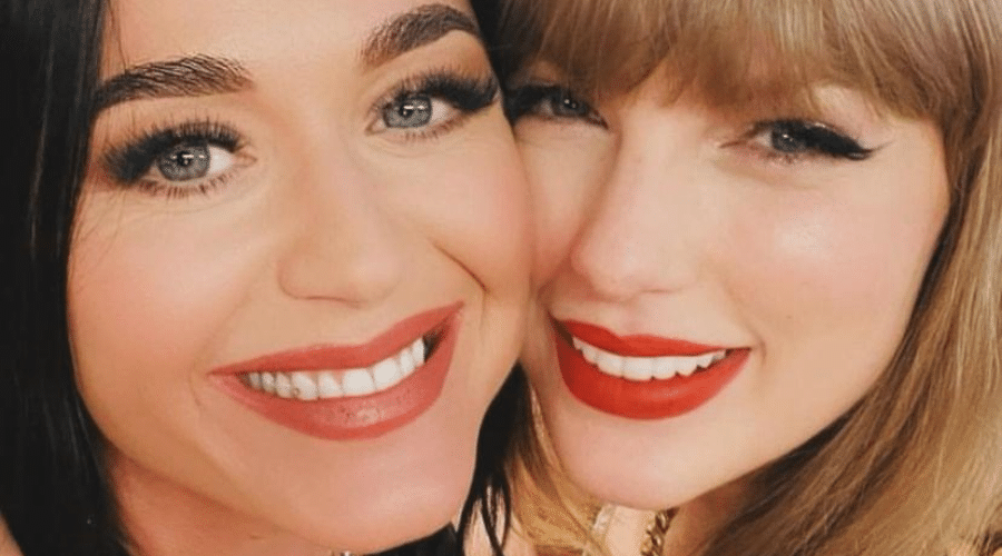 Katy Perry y Taylor Swift durante 'The Eras Tour'.