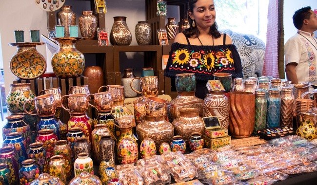 Venta de artesanías