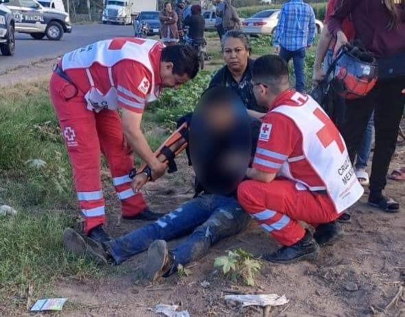 Persona lesionada en Guasave