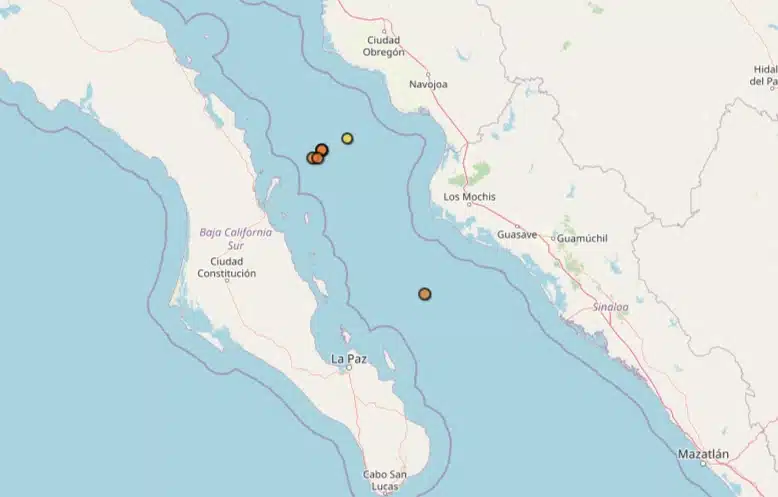 Mapa de sismos