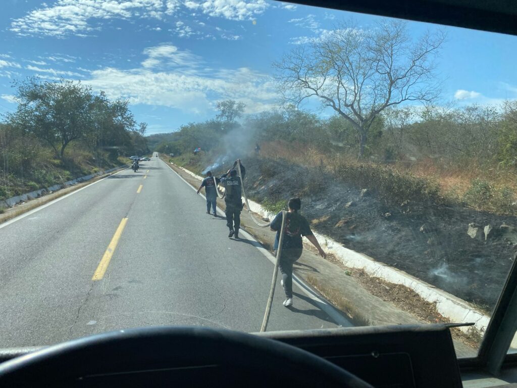 Bombera muerta en Concordia