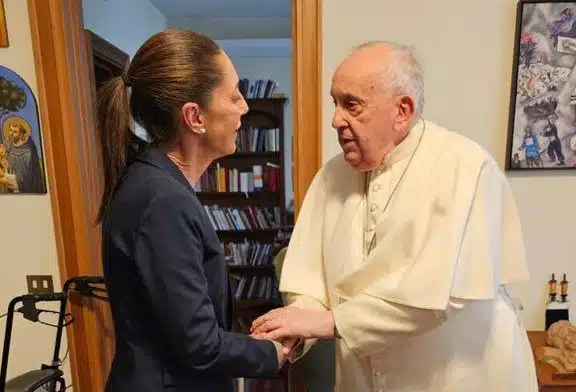 Claudia Sheinbaum y el Papa Francisco