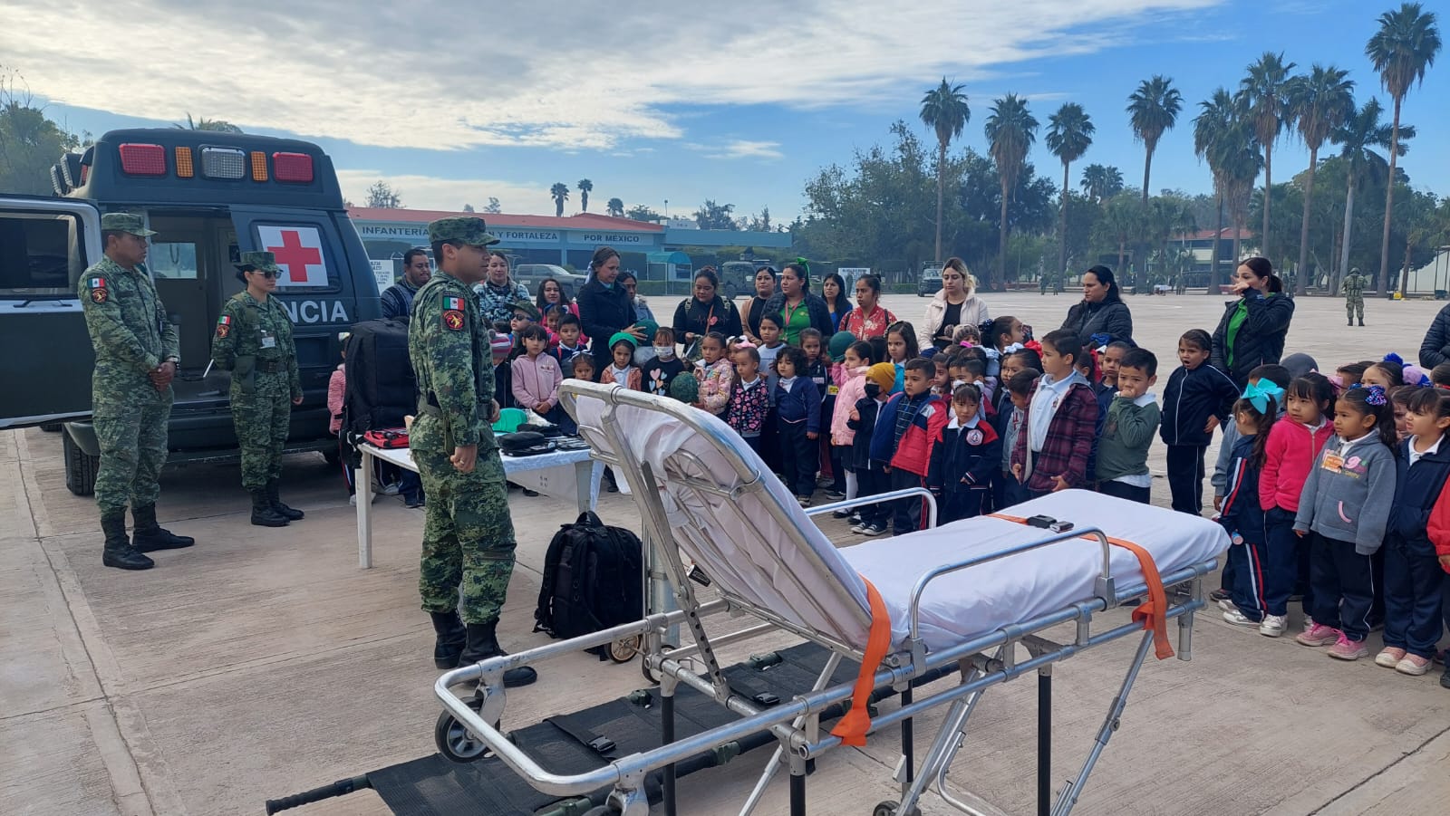 Batallón de infantería en Ahome