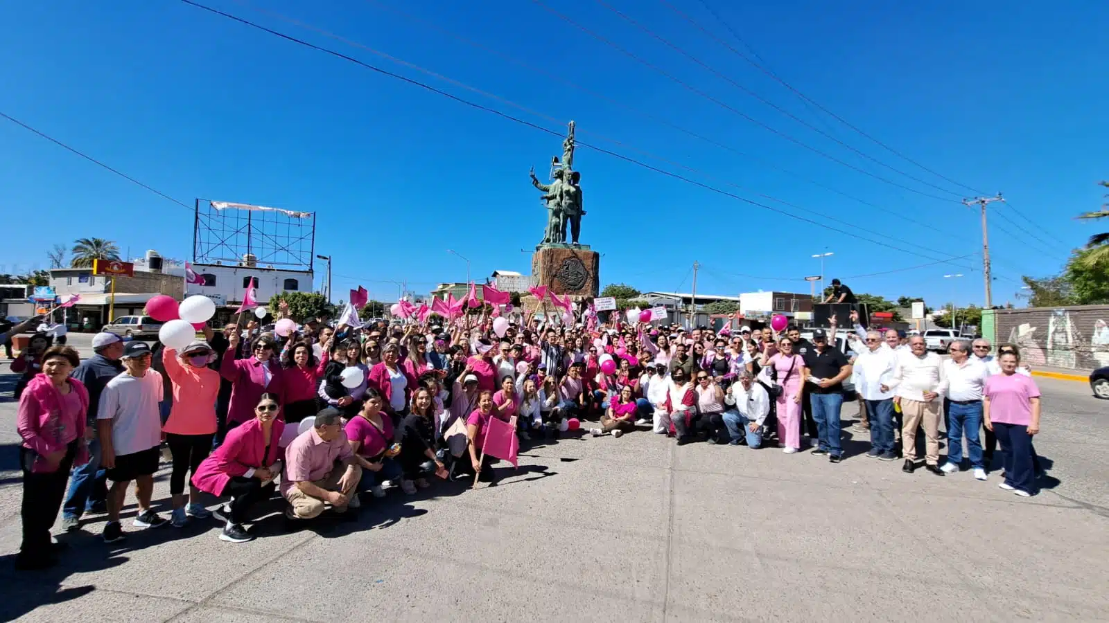 Marcha por la Democracia en Guasave 