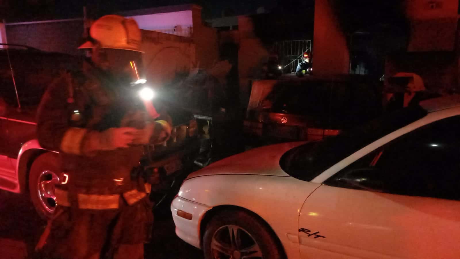 Vivienda incendiada en Las Mañanitas