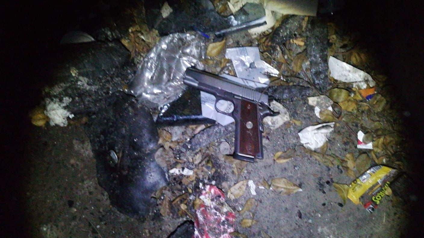 Arma a punto de ser descargada en Culiacán