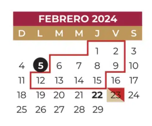 SEP calendario escolar 2024 