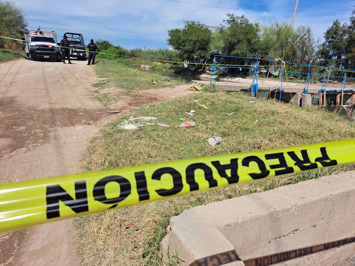 Canal y cinta de precaución