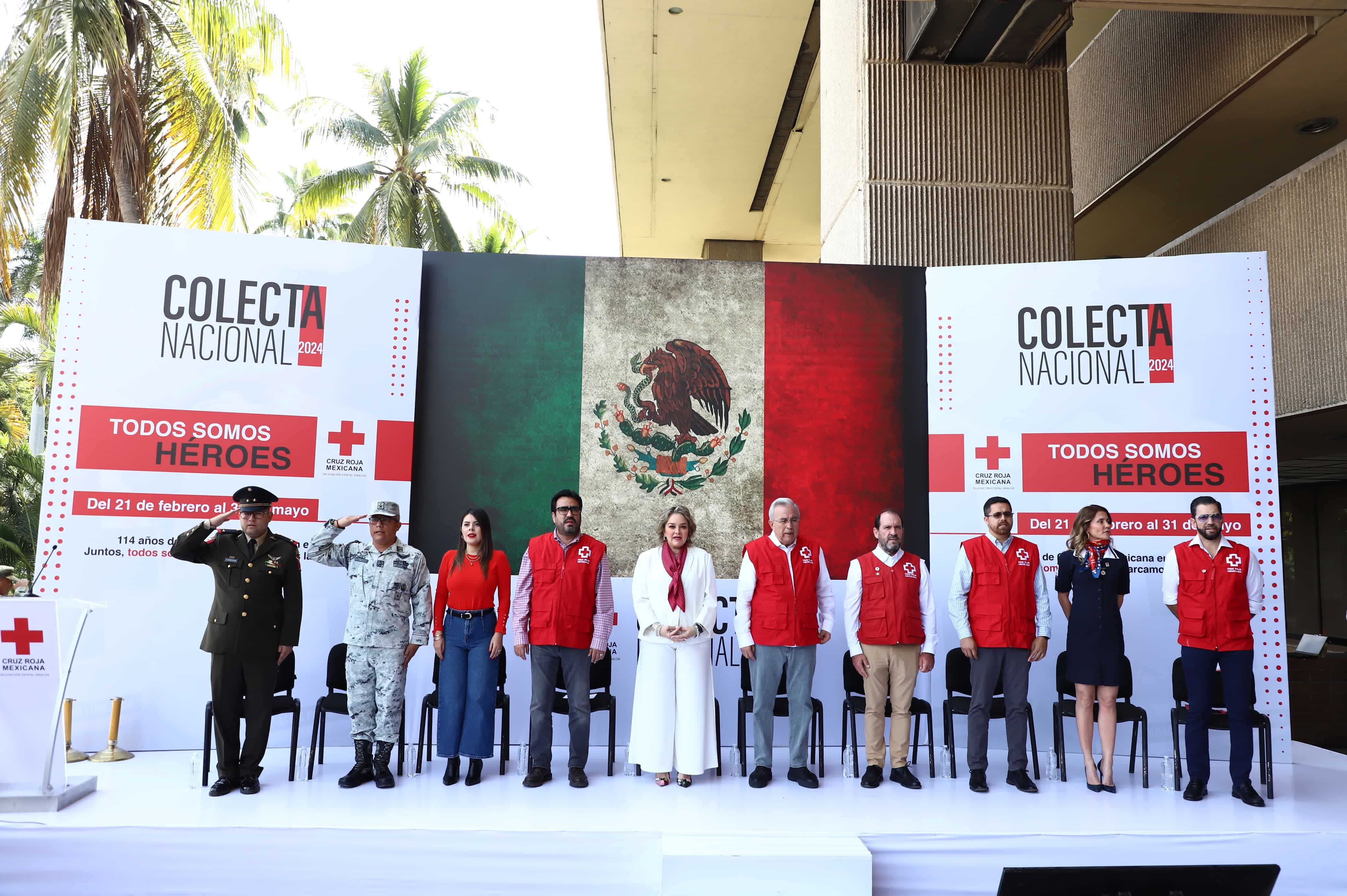 Evento de Cruz Roja en Palacio de Gobierno