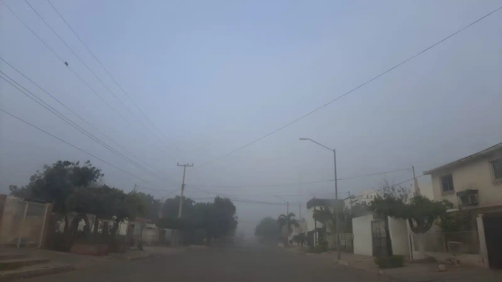 Bancos de niebla en Guasave