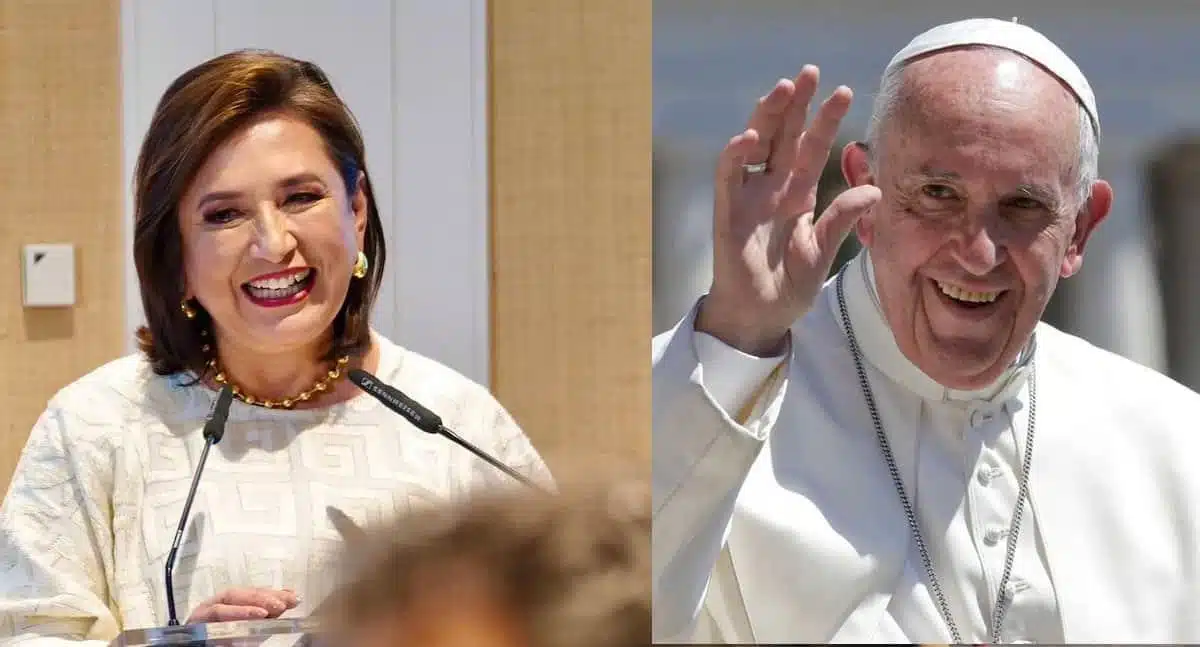 Xóchitl Gálvez y el Papa Francisco
