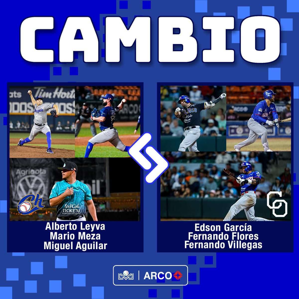 Yaquis y Charros protagonizaron un sonado triple cambio en Liga Mexicana del Pacífico