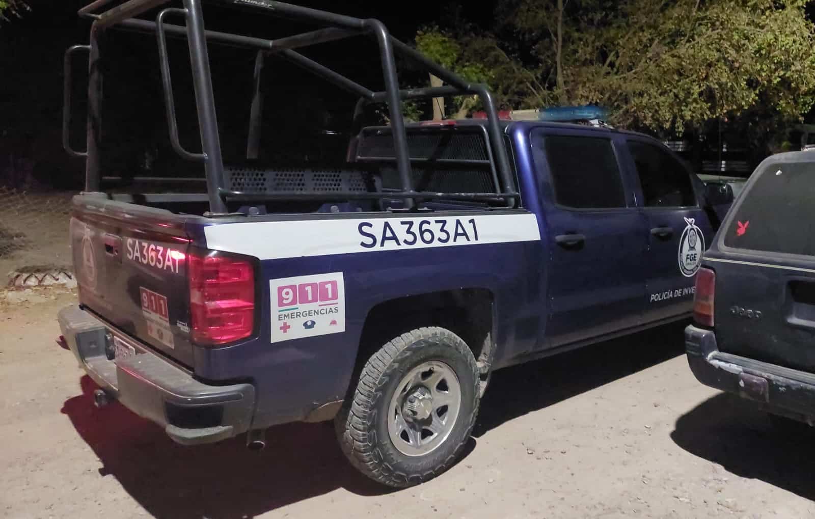 Vehículo de la Policía de Investigación de la FGE