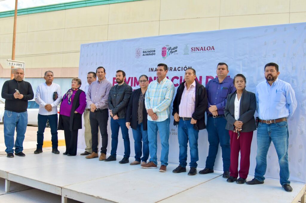 Inauguración de la obra de pavimentación en concreto hidráulico de la avenida de la Juventud