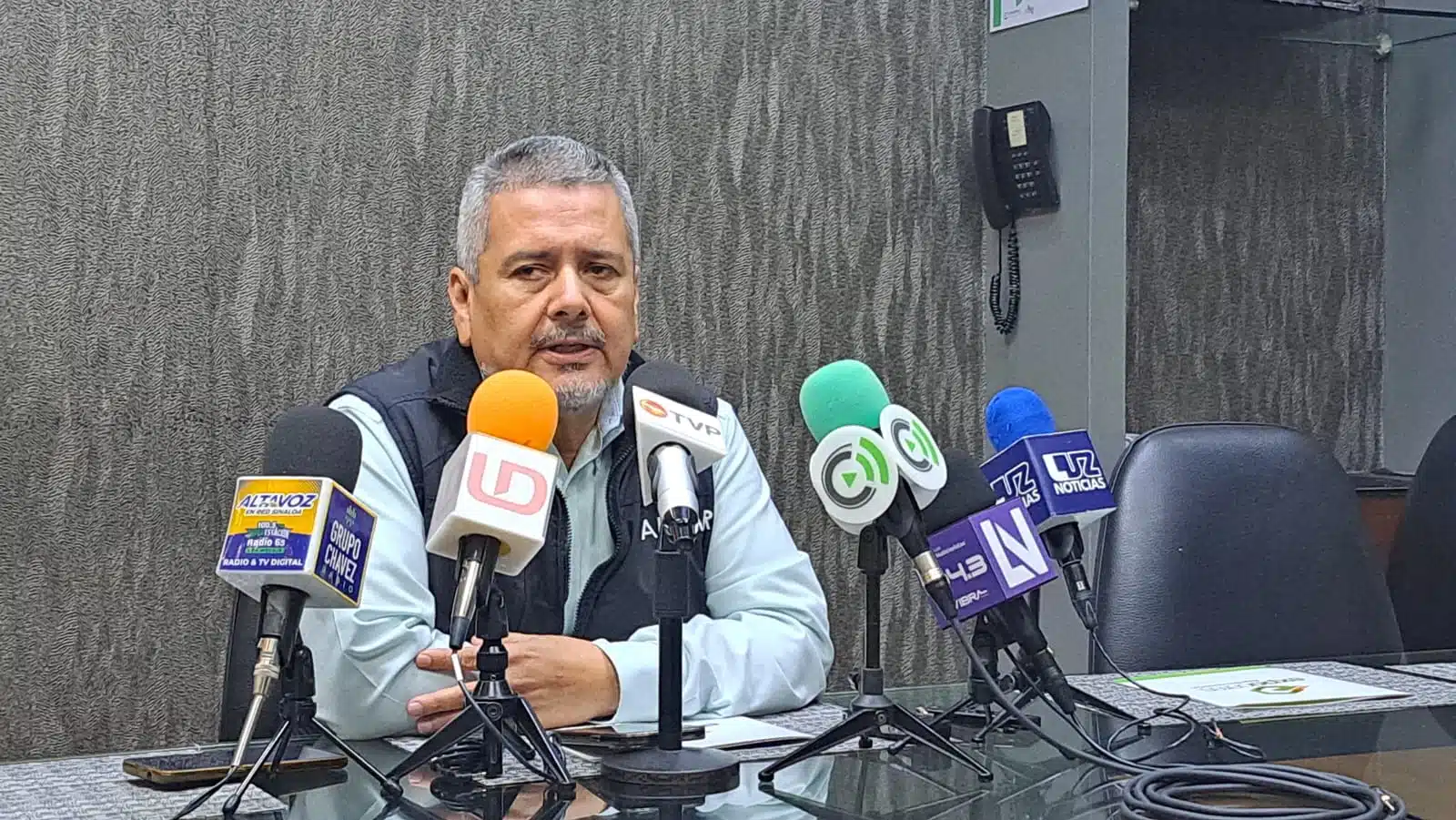 José Ramos Ortiz en rueda de prensa
