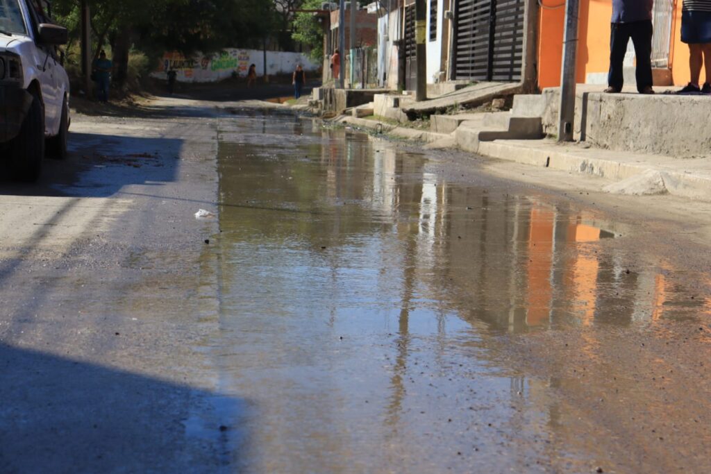 Derrame de aguas en Mazatlán