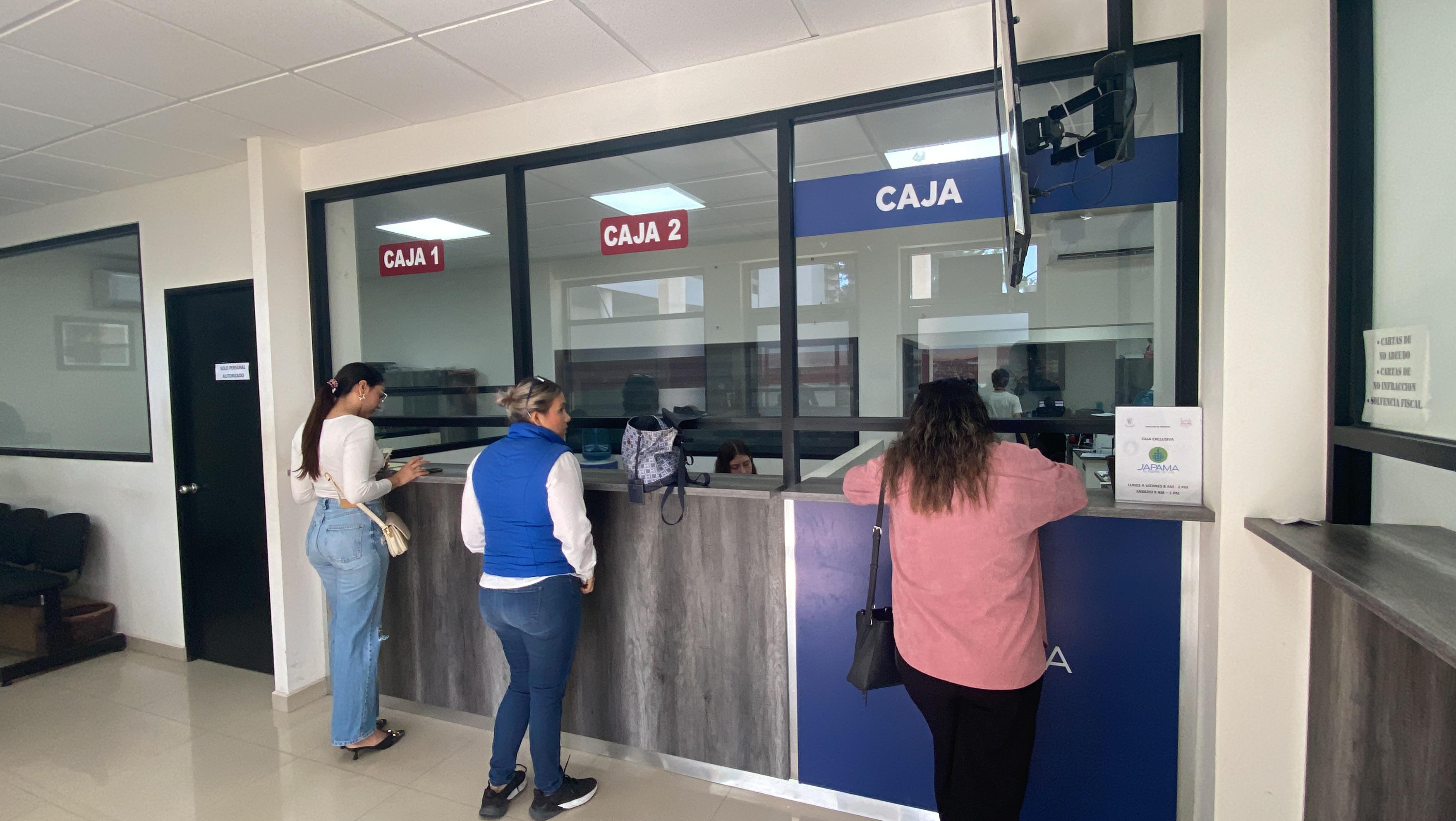 Cajas de la Dirección de Ingresos en Ahome