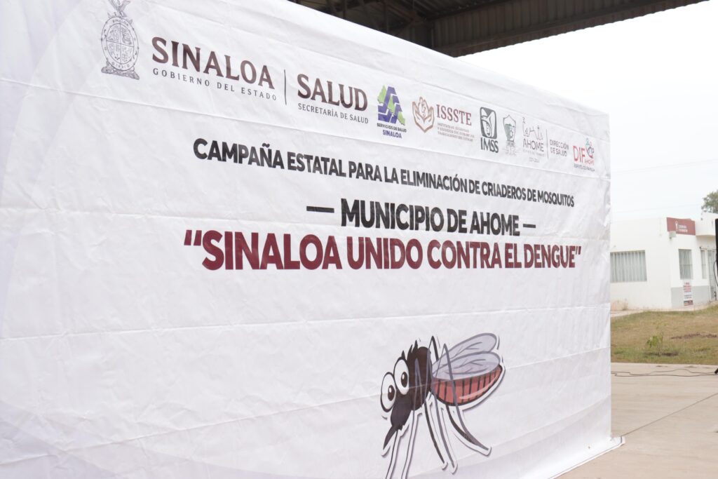 Campaña contra el dengue en Ahome.