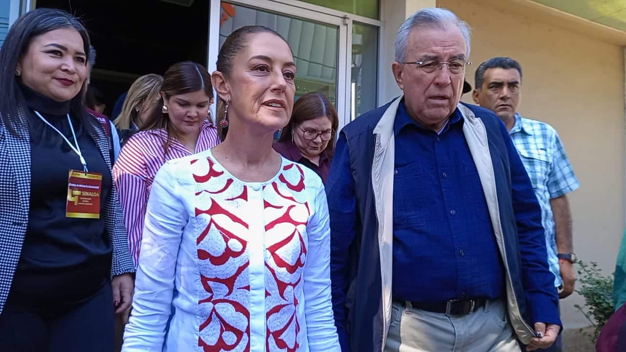 Claudia Sheinbaum y Rubén Rocha Moya