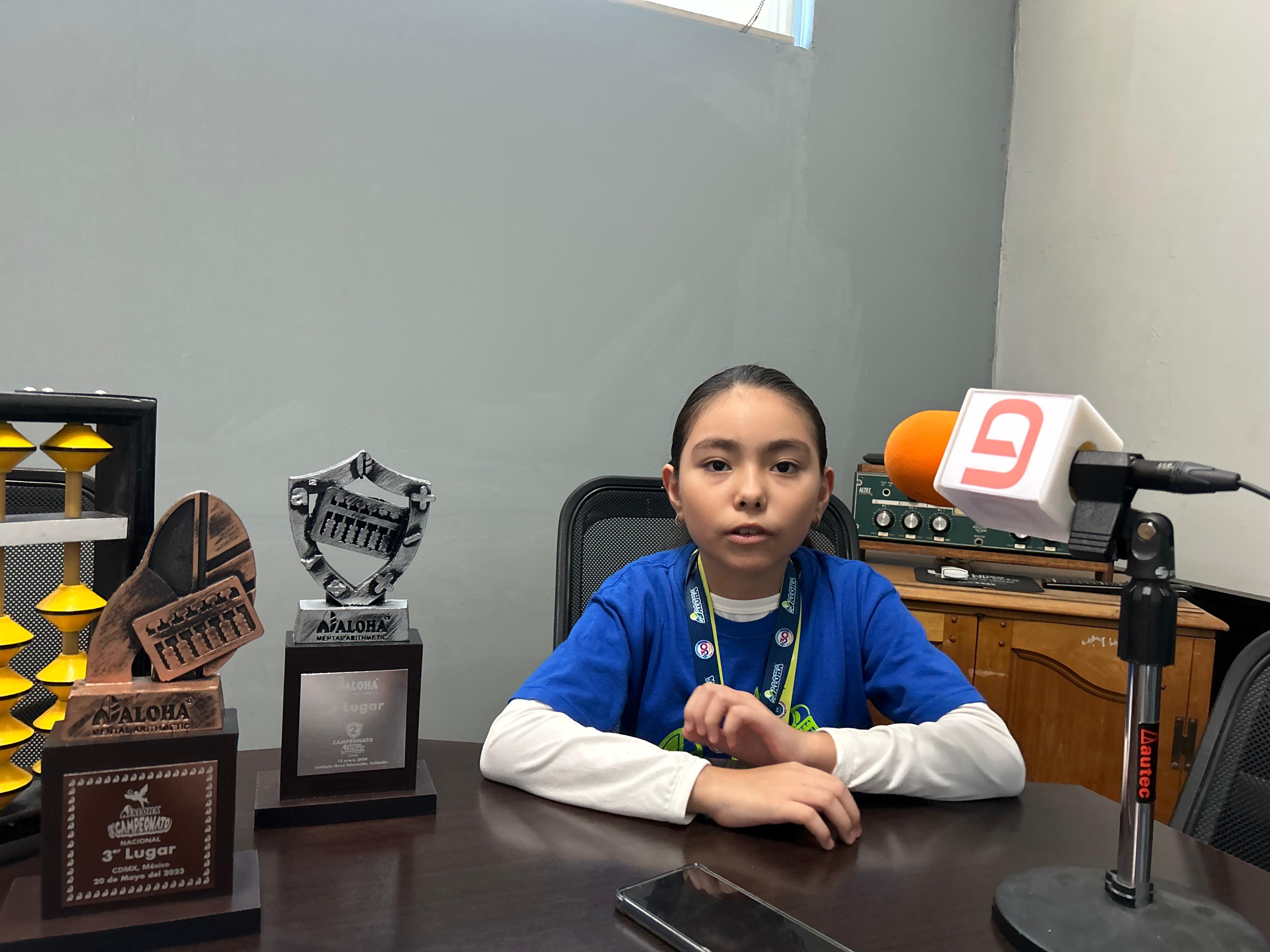 Paulette Martínez Armendáriz en las instalaciones de Línea Directa