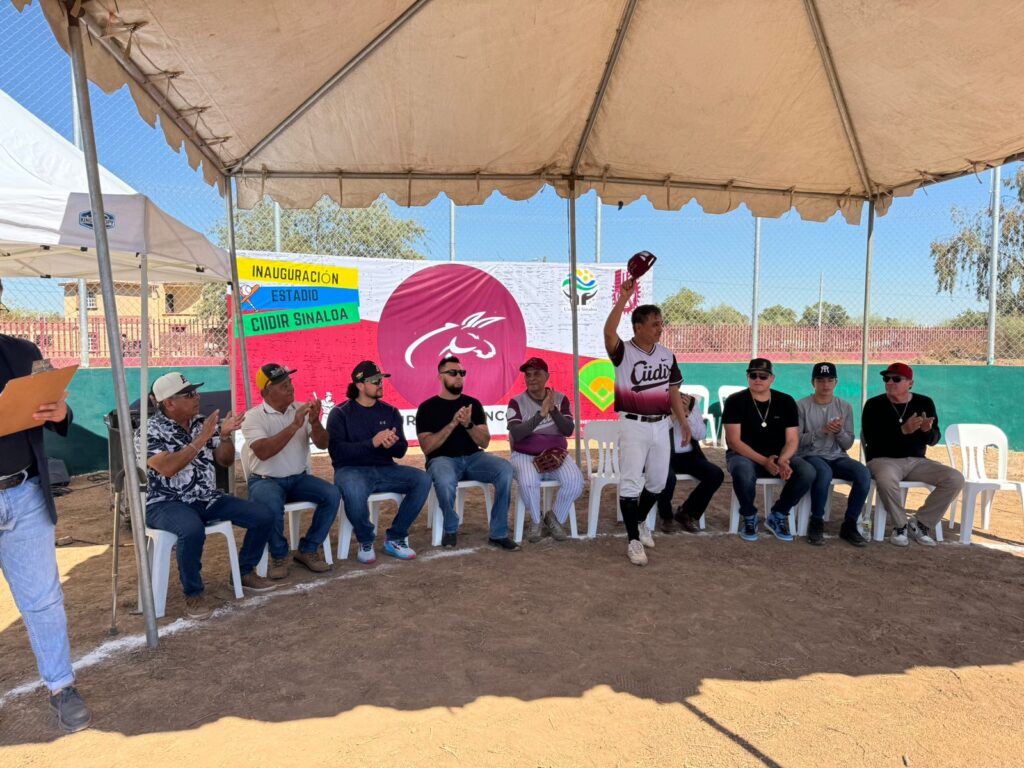 Inauguración del campo de beisbol de Ciidir Sinaloa