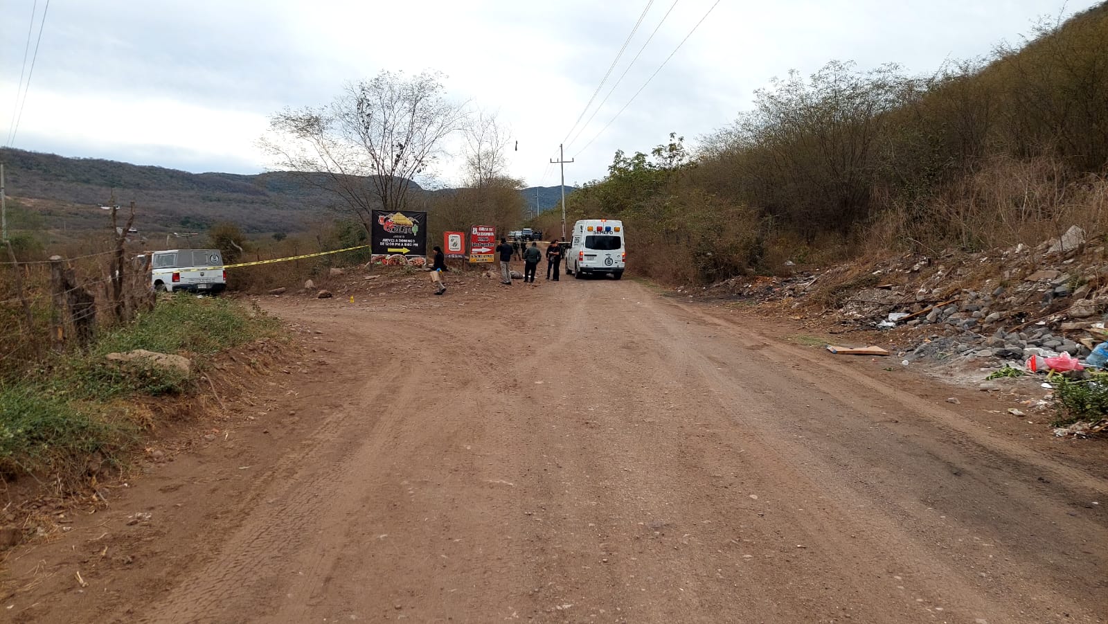 Hallazgo del trabajador de Profepa en camino de terracería