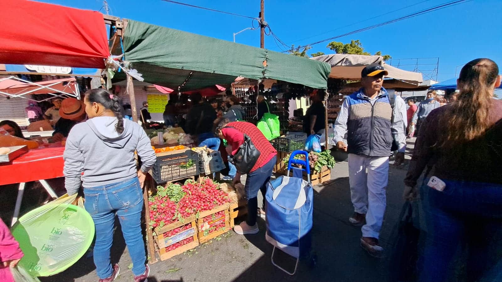 Tianguis dominical de Los Mochis