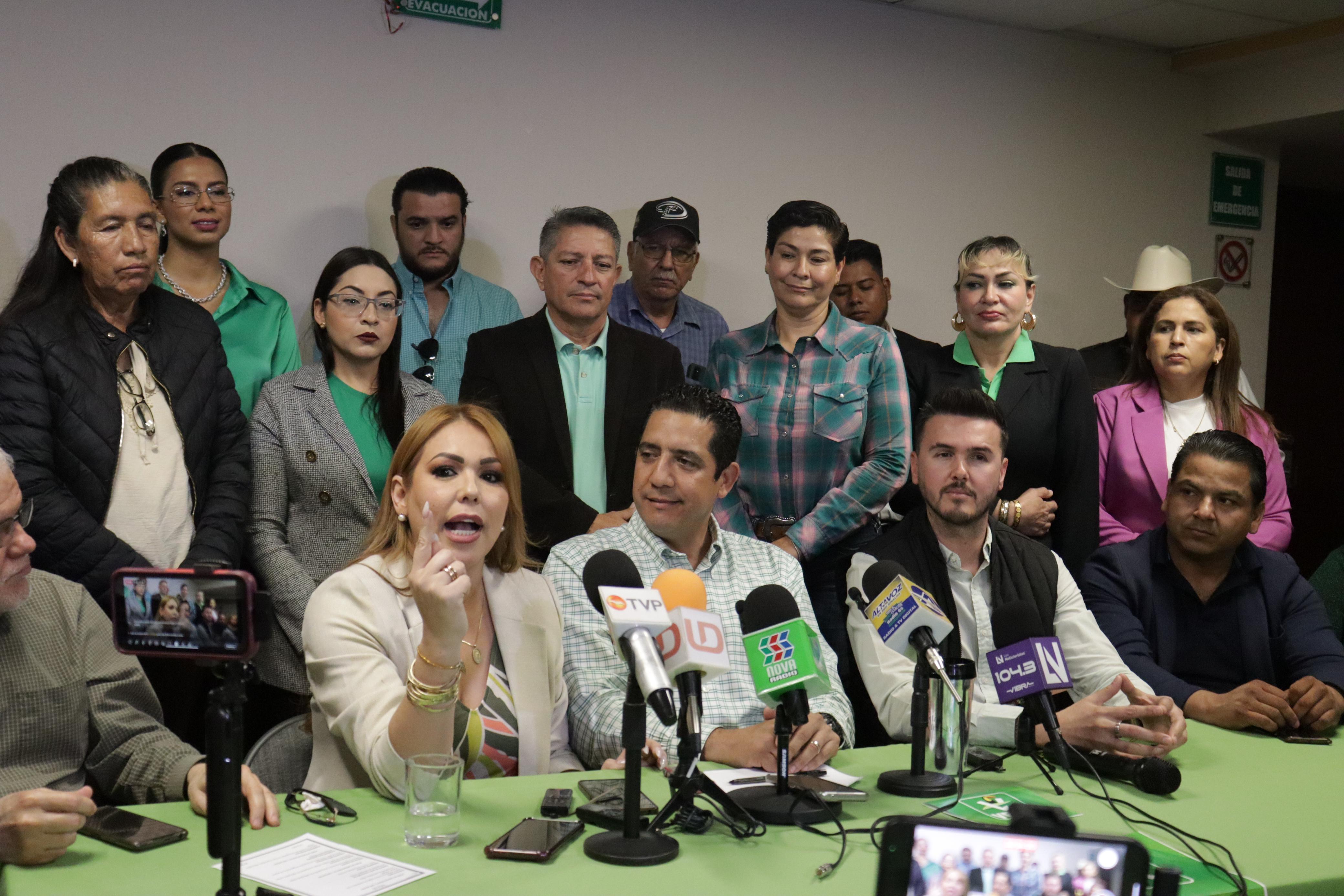 Conferencia de prensa de Partido Verde Ecologista de México (PVEM)