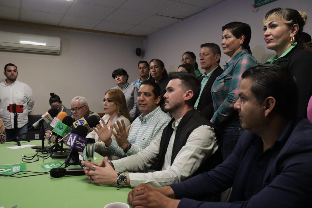 Conferencia de prensa de Partido Verde Ecologista de México (PVEM)