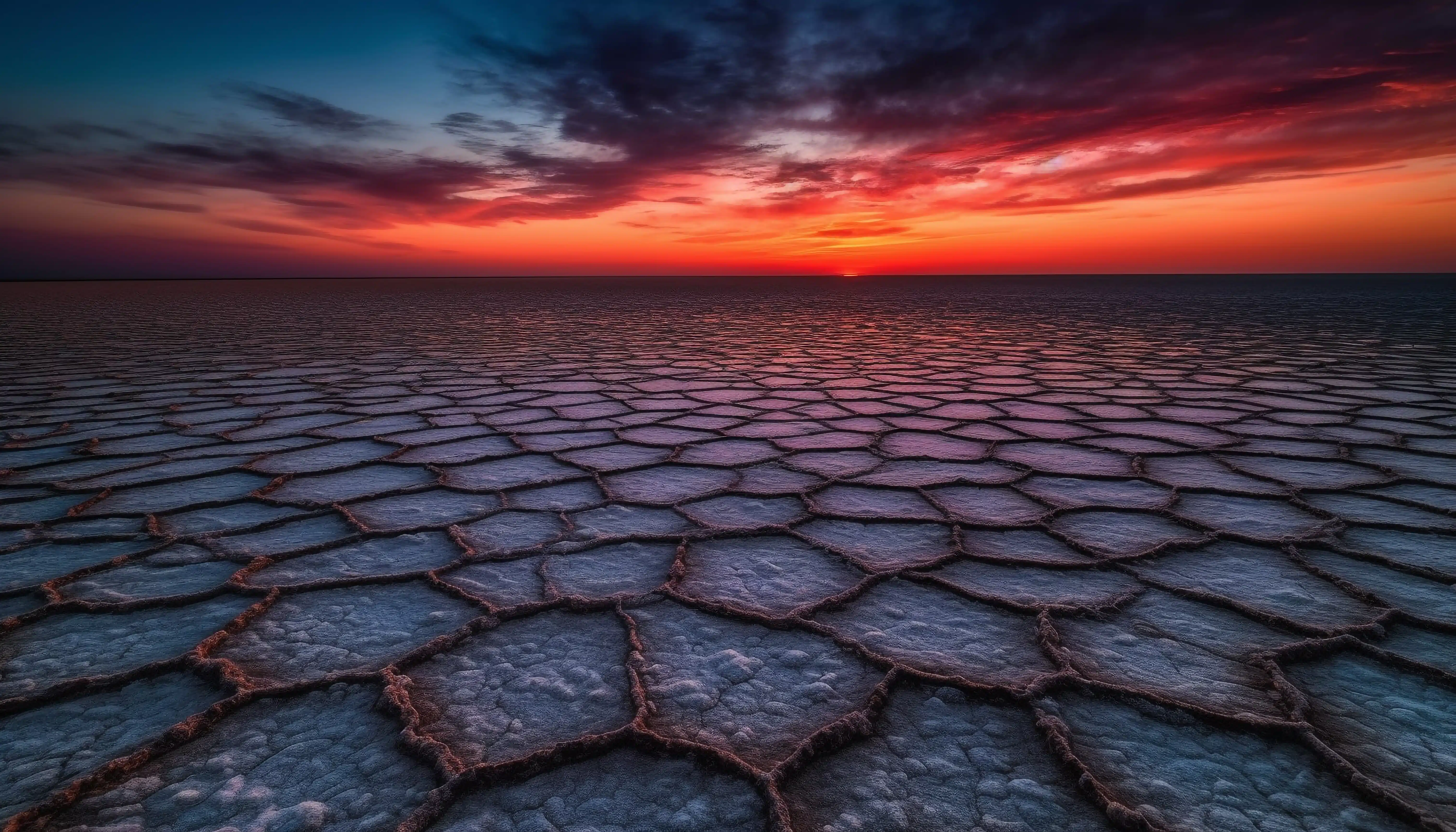 Atarceder sobre tierra seca, reflejando la belleza en la naturaleza,