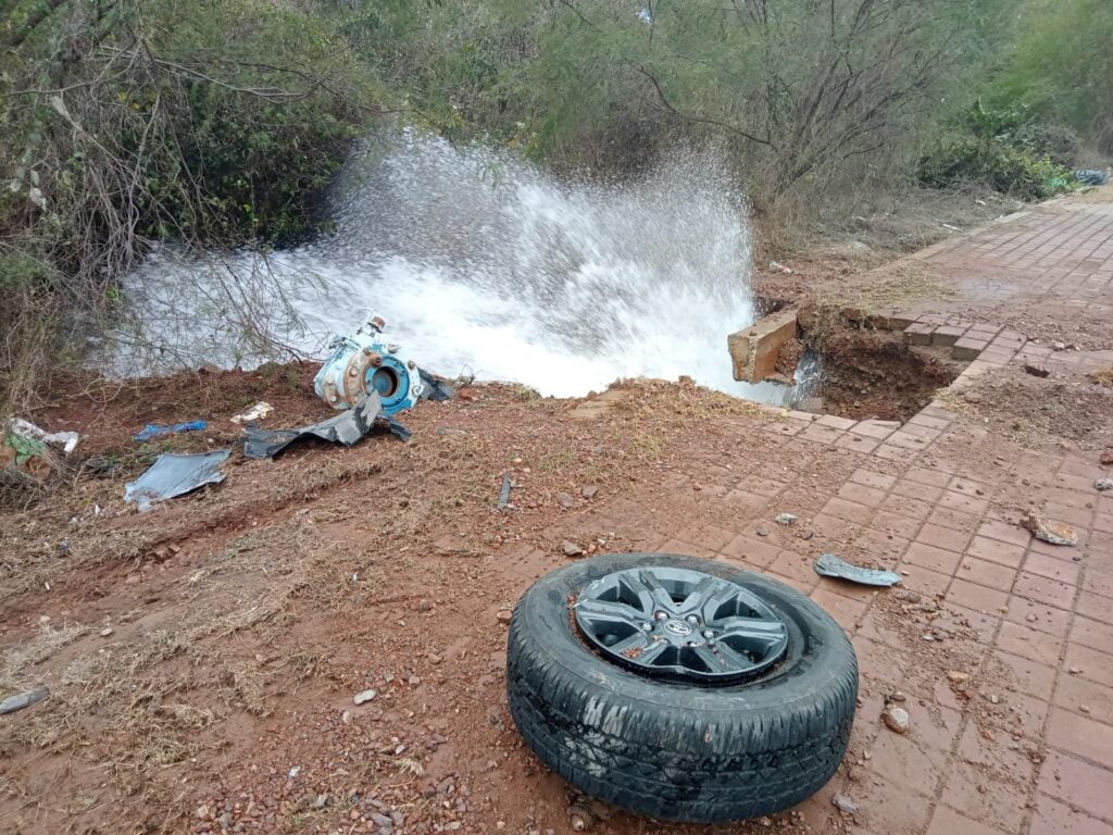 Suministro de agua potable queda averiada