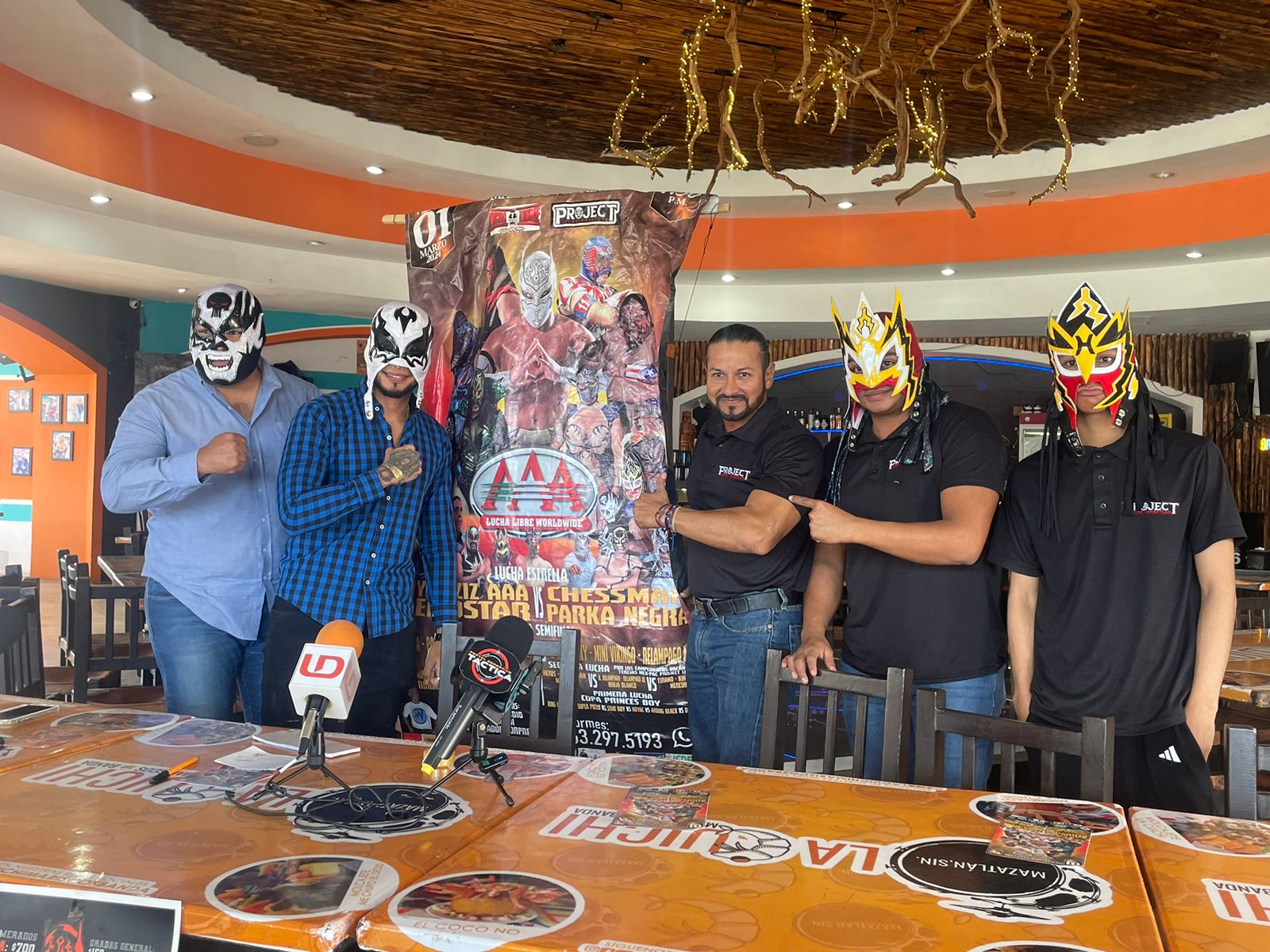 Ántrax Infernal, Mercury, Relámpago MCF, Relámpago Jr. e Hijo del Relámpago
