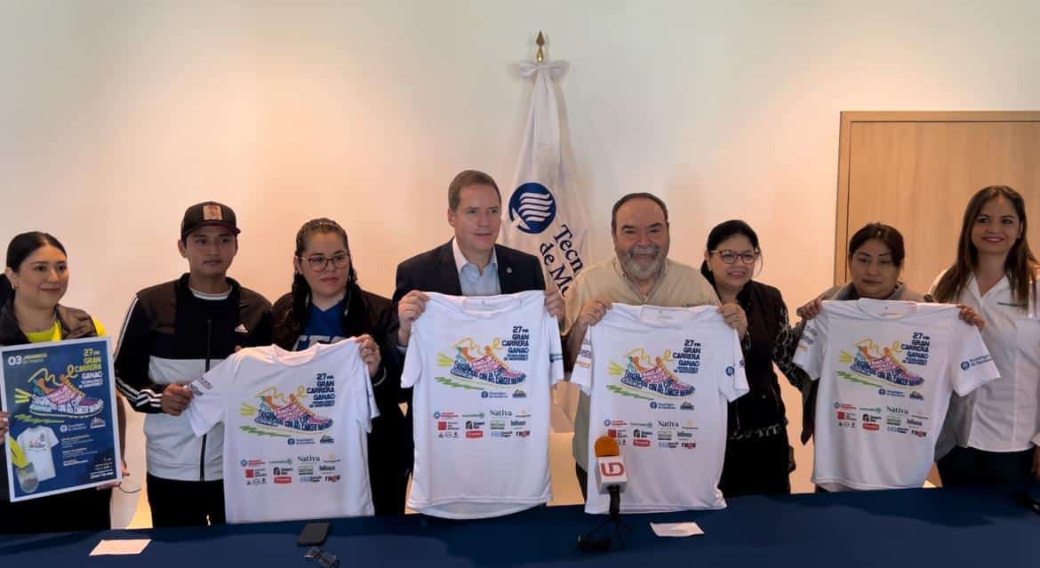Rueda de prensa para invitar a Carrera Ganac - Tec de Monterrey