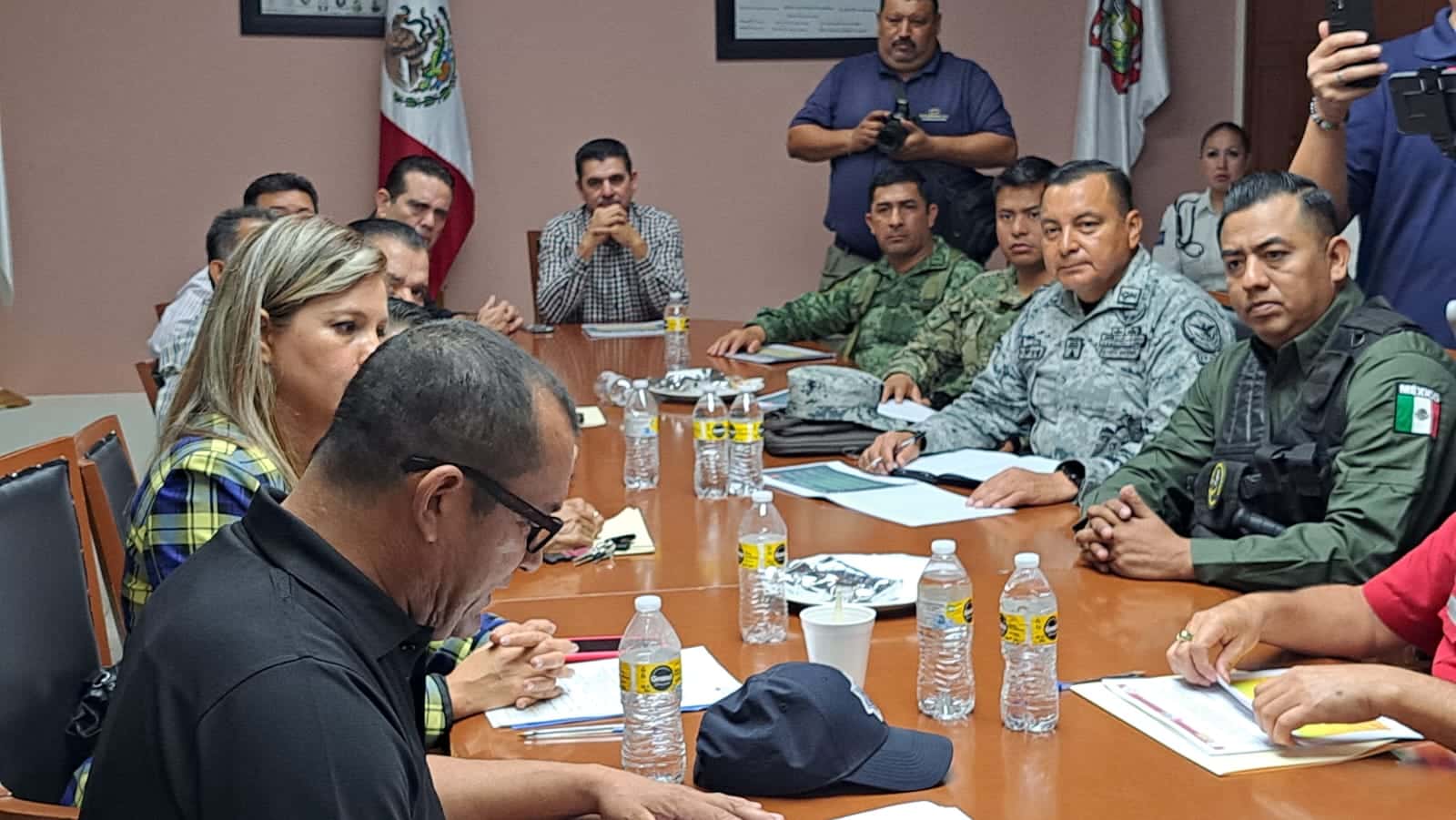 Autoridades de Guamúchil se reúnen para organizar operativo de seguridad publica del Carnaval de Guamúchil.