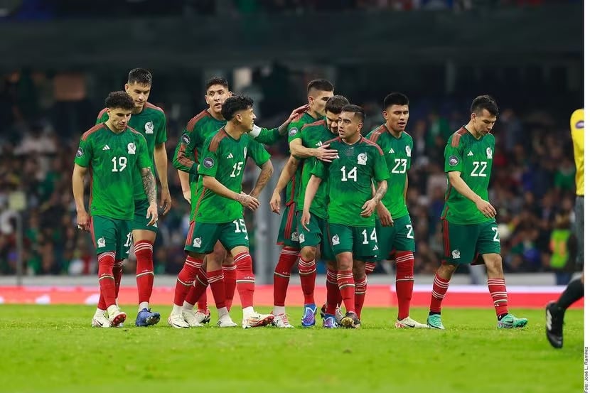 Jugadores de la Selección Mexicana