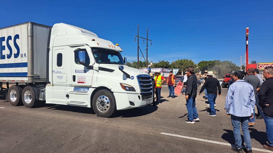 Manifestación de transportistas