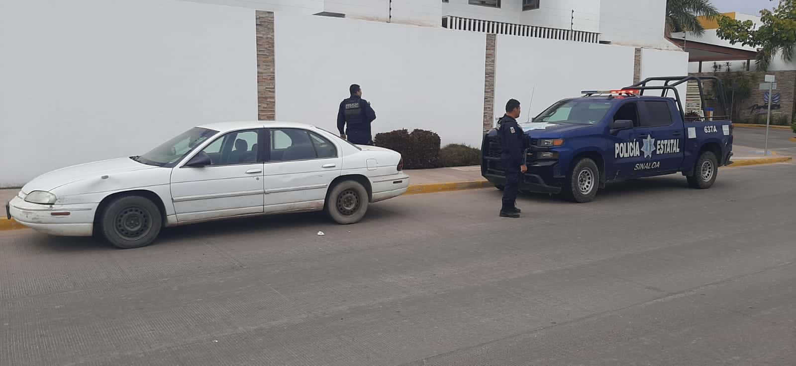 El automóvil fue recuperado sobre el bulevar Conquistadores del sector La Conquista